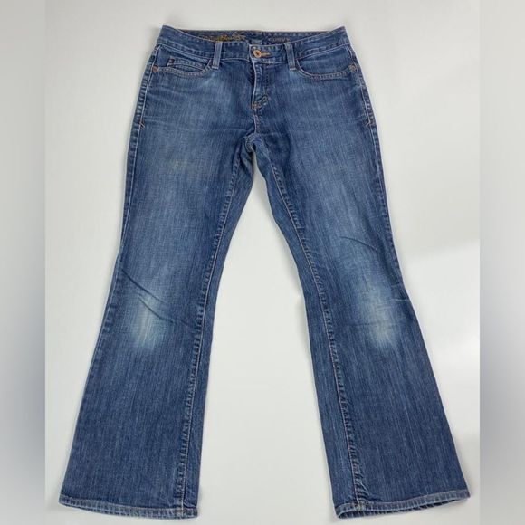 Eddie Bauer Curvy Jeans Womens Size 4S Blue Casual - Picture 1 of 9
